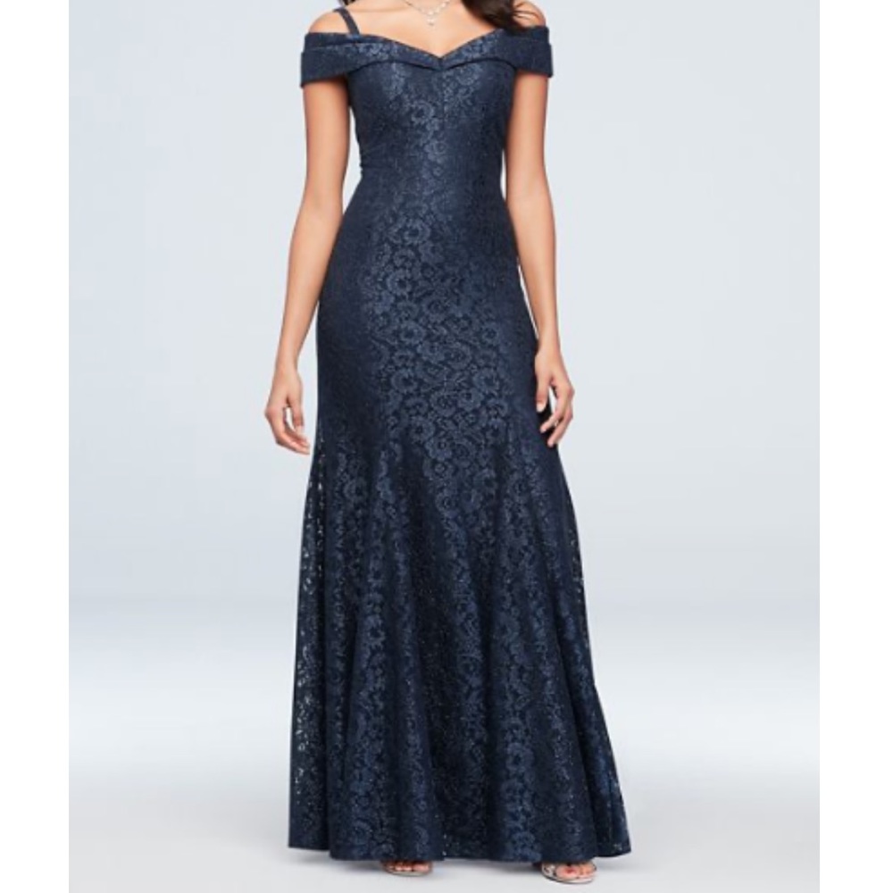 Navy Lace Dress